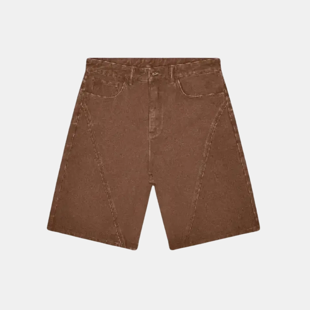Carsicko Denim Shorts - Brown AntiOdorTreatment design