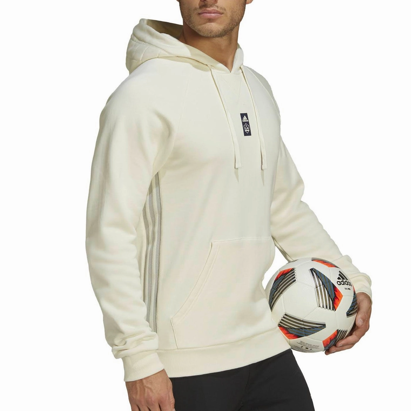 LA Galaxy casual Travel hooded presentation tracksuit 2022 - Adidas AntiStatic Lining