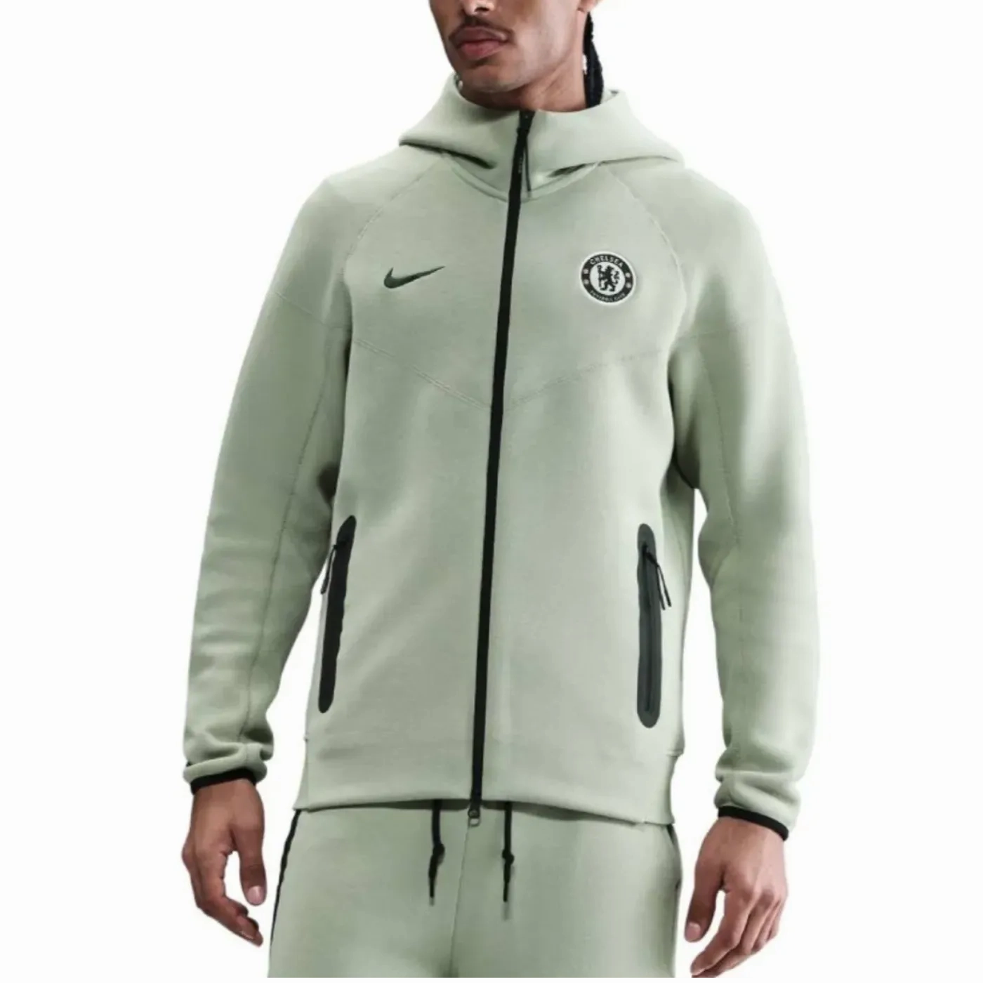 Chelsea FC Tech Fleece presentation tracksuit 2025/26 - Nike Striped RecycledPolyester