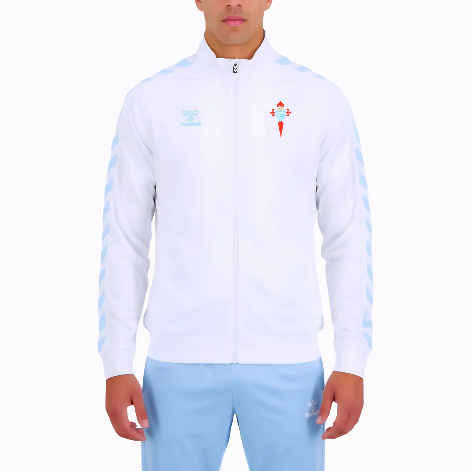 Celta Vigo training presentation Soccer tracksuit 2024/25 - Hummel Fleece billiards