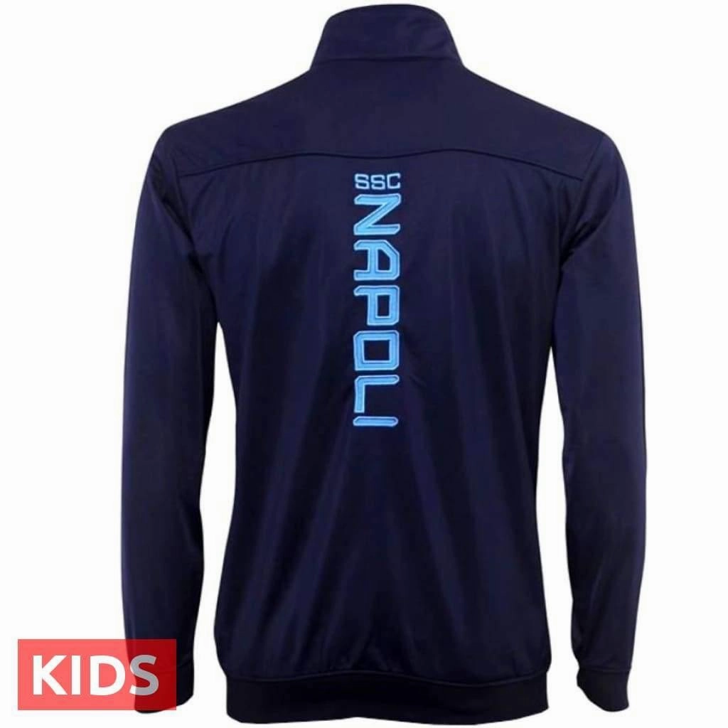 Kids - SSC Napoli Navy Training Soccer Tracksuit 2017/18 - Kappa Fitness Essentials