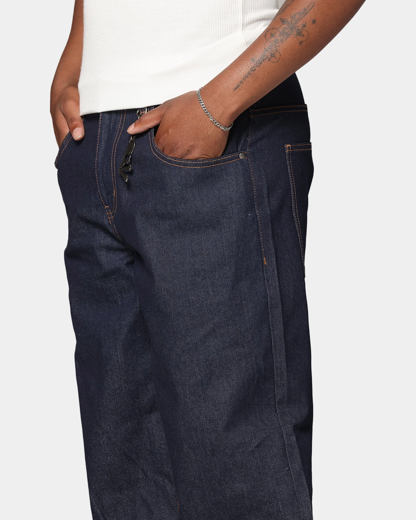 Saint Morta Amplus Jeans Indigo/Tan MoistureWicking Fit For Movement