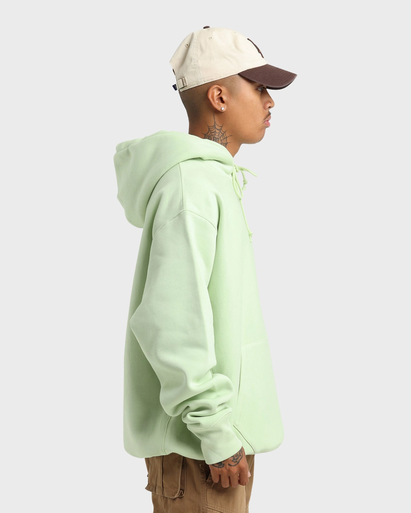 Champion Reverse Weave Small C Hoodie Mint To Green restaurant