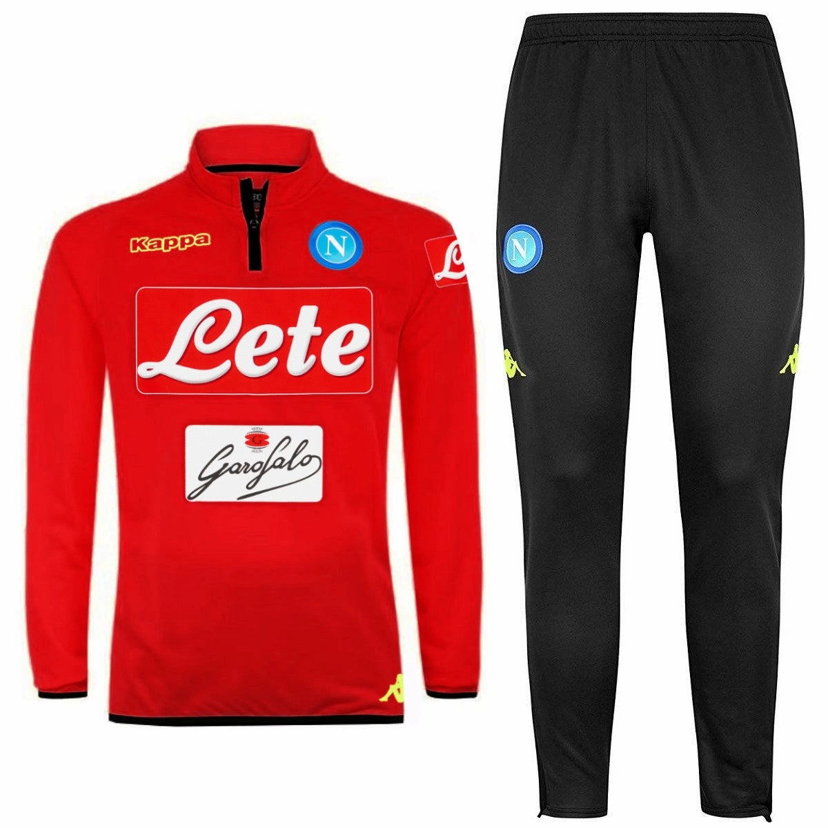 Practical Fit SSC Napoli red/black training technical tracksuit 2018/19 - Kappa