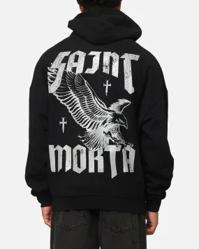 Compression Panels Compact Storage Saint Morta Ride Or Die Boxy Hoodie Black