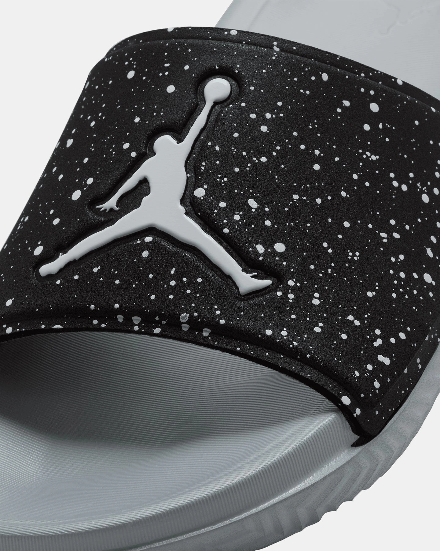 Lightweight Fabric Jordan Jumpman Slides Black/White