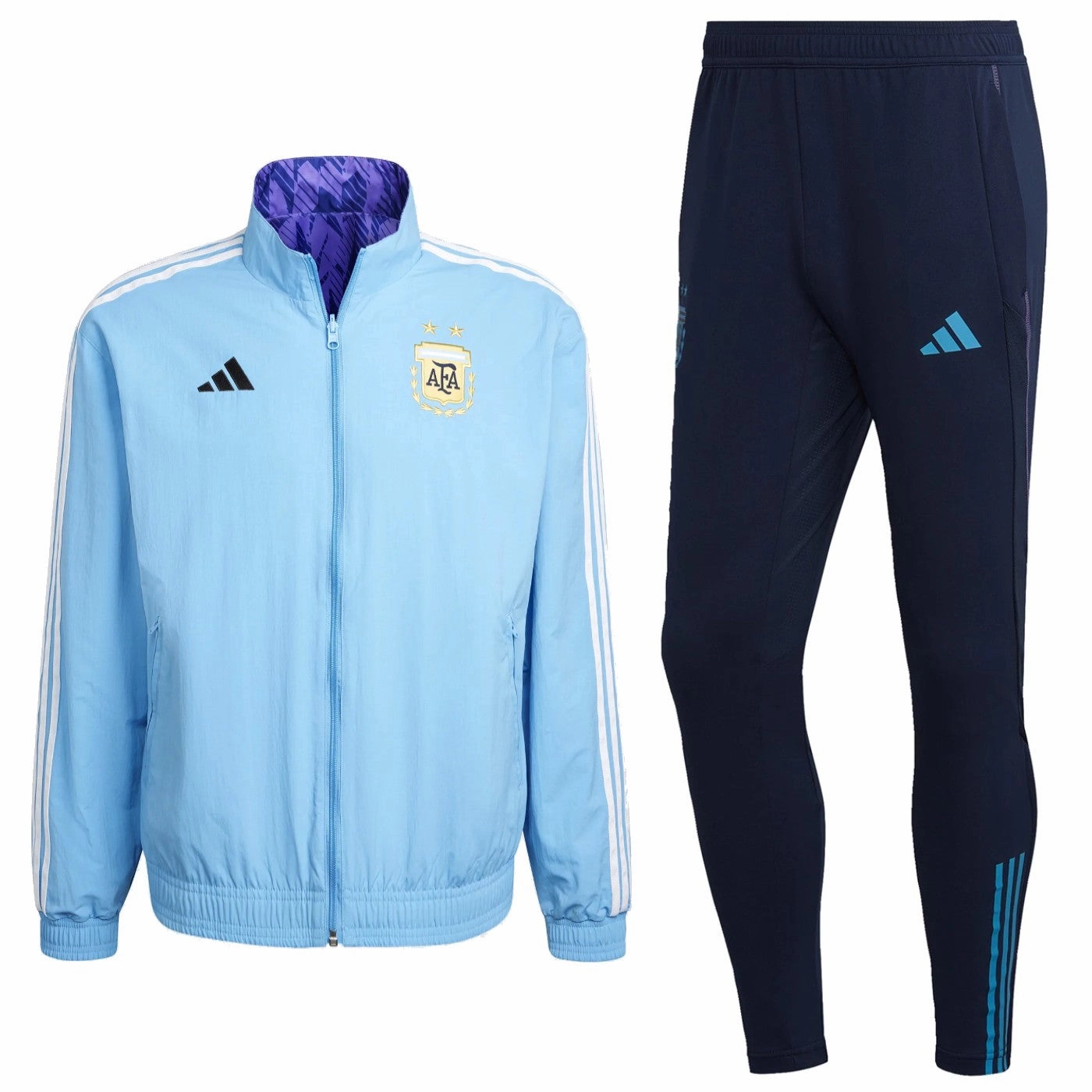 Argentina pre-match presentation Soccer tracksuit 2022/23 - Adidas NonSlipInnerLayer