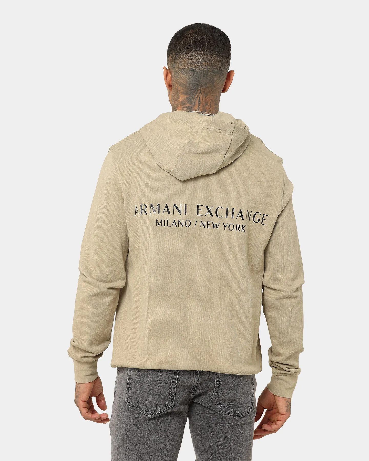 Armani Exchange Felpa Hoodie Tree House Water Resistant Material Base Layer