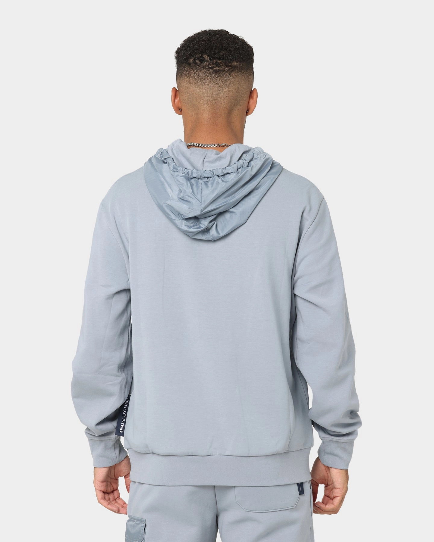 Dual Layer Fabric Armani Exchange Felpa Hoodie Tradewinds