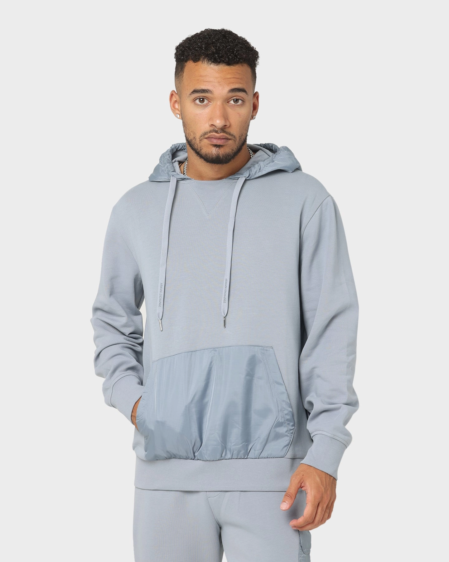 Armani Exchange Felpa Hoodie Tradewinds Side Pockets