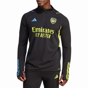 Odor Eliminating Fibers Arsenal black training technical soccer tracksuit 2023/24 - Adidas