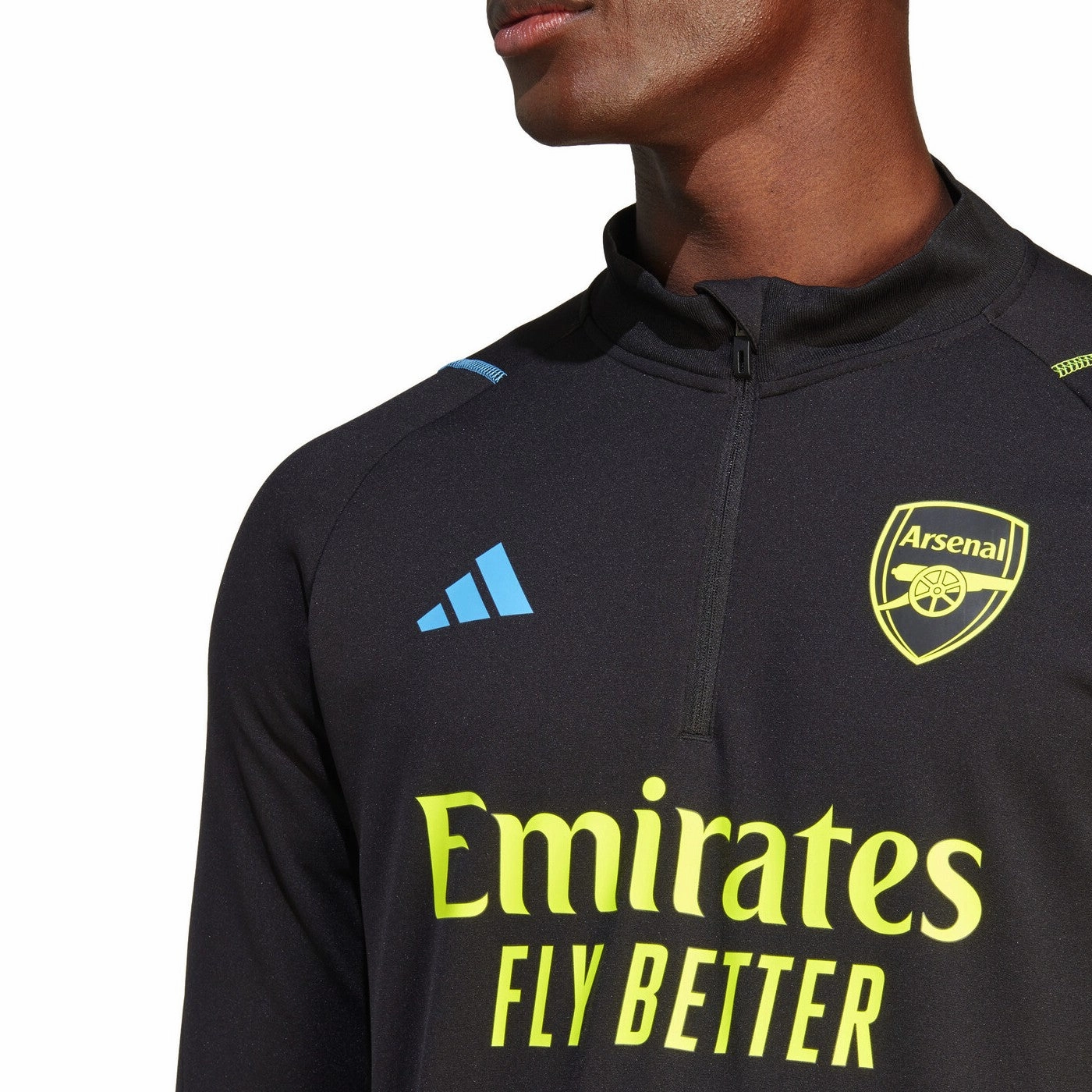 Arsenal black training technical soccer tracksuit 2023/24 - Adidas QuickDry Material