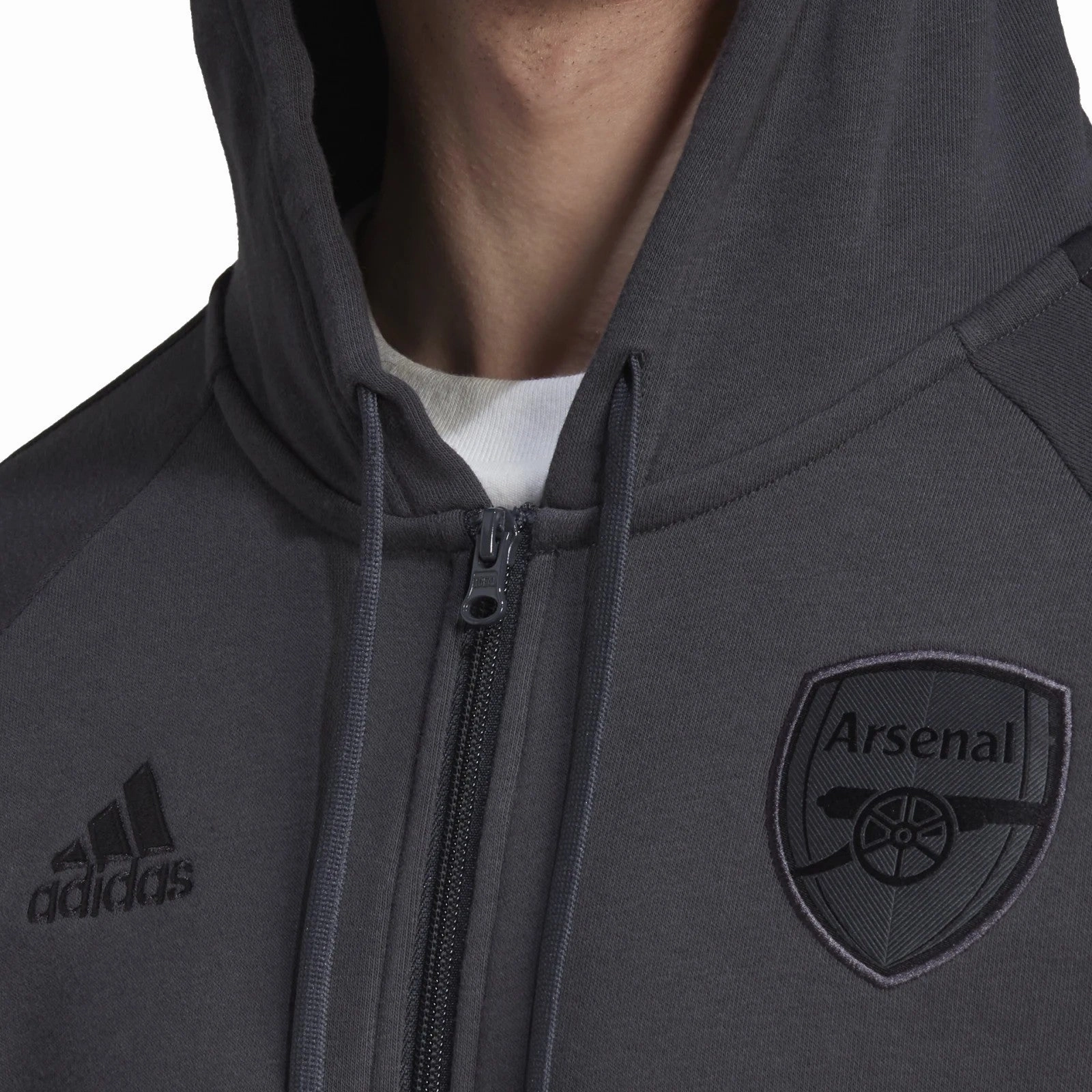 Arsenal Casual 3S hooded presentation tracksuit 2022/23 grey - Adidas Quick Flex NonSlip Grip