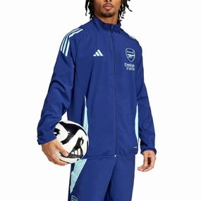 Arsenal FC presentation soccer tracksuit 2024/25 navy blue - Adidas necklace venue