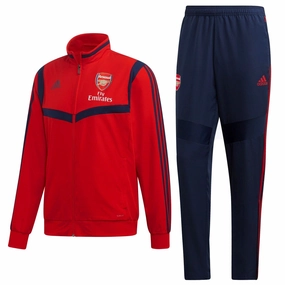 Thermal Regulation Technology Arsenal presentation Soccer tracksuit red/navy 2019/20 - Adidas