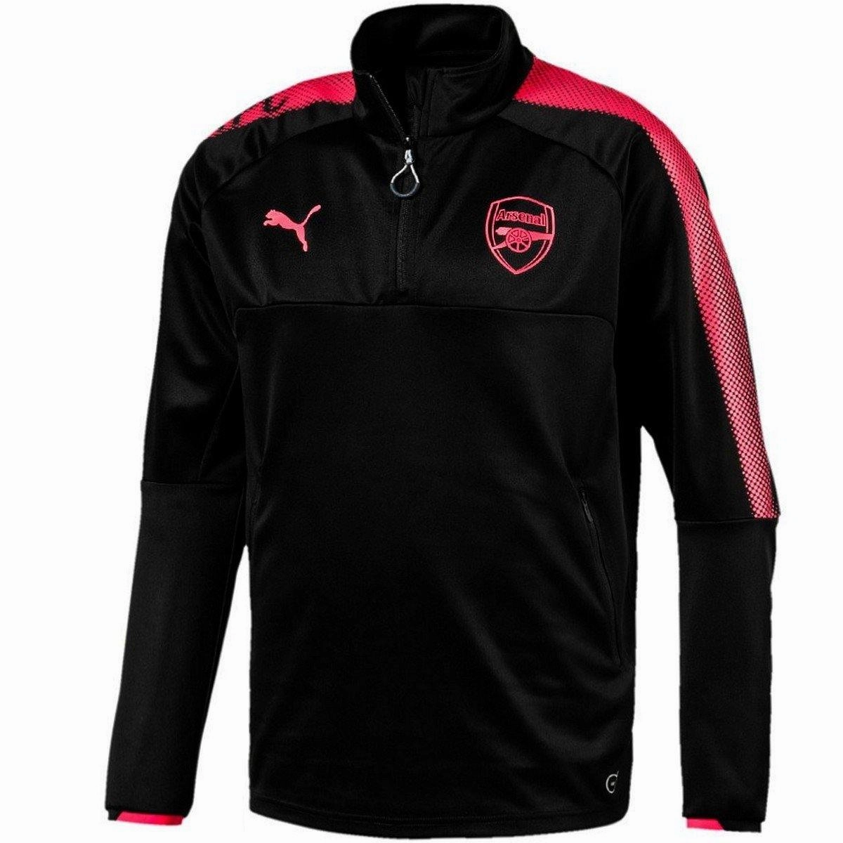Anti Odor Treatment FourWayStretch Arsenal Training Technical Soccer Tracksuit 2017/18 Black - Puma