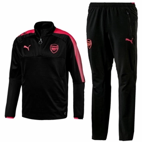 Arsenal Training Technical Soccer Tracksuit 2017/18 Black - Puma Training Wear
