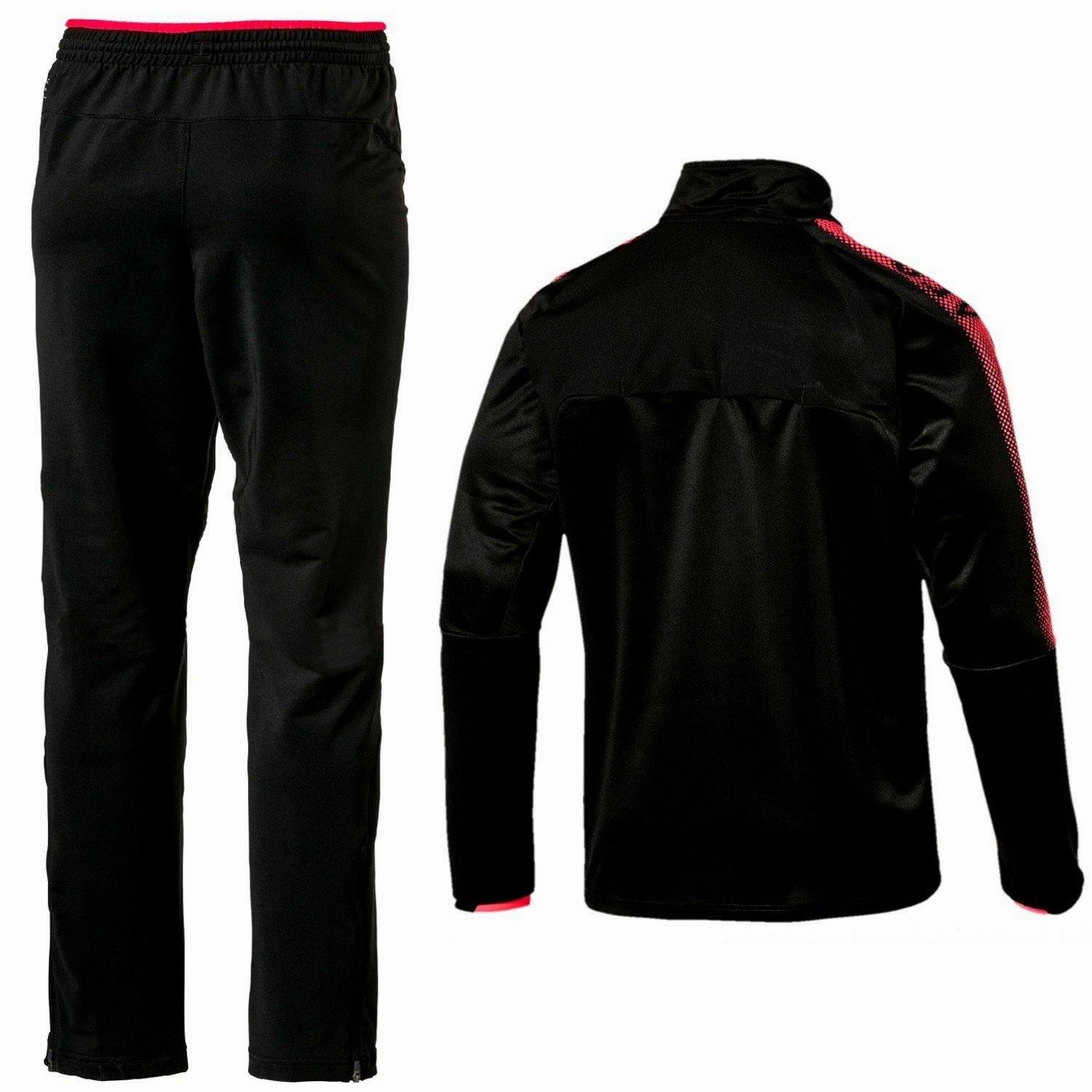 Arsenal Training Technical Soccer Tracksuit 2017/18 Black - Puma Quick Release Fastener
