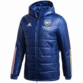 Compression Fit Design Arsenal winter training bench soccer jacket 2020/21 navy - Adidas