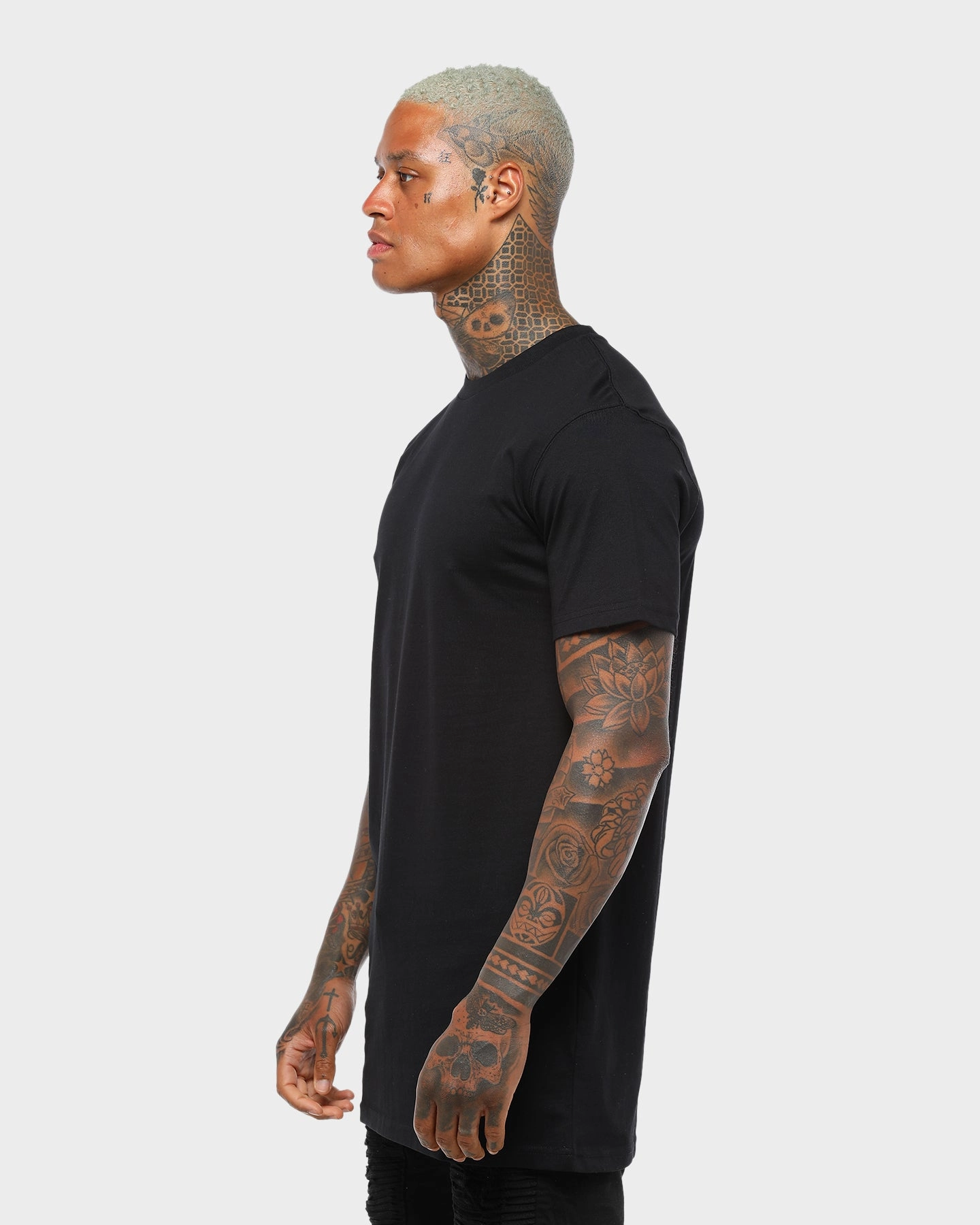Wrinkle Resistant Material AS Colour Tall T-Shirt Black