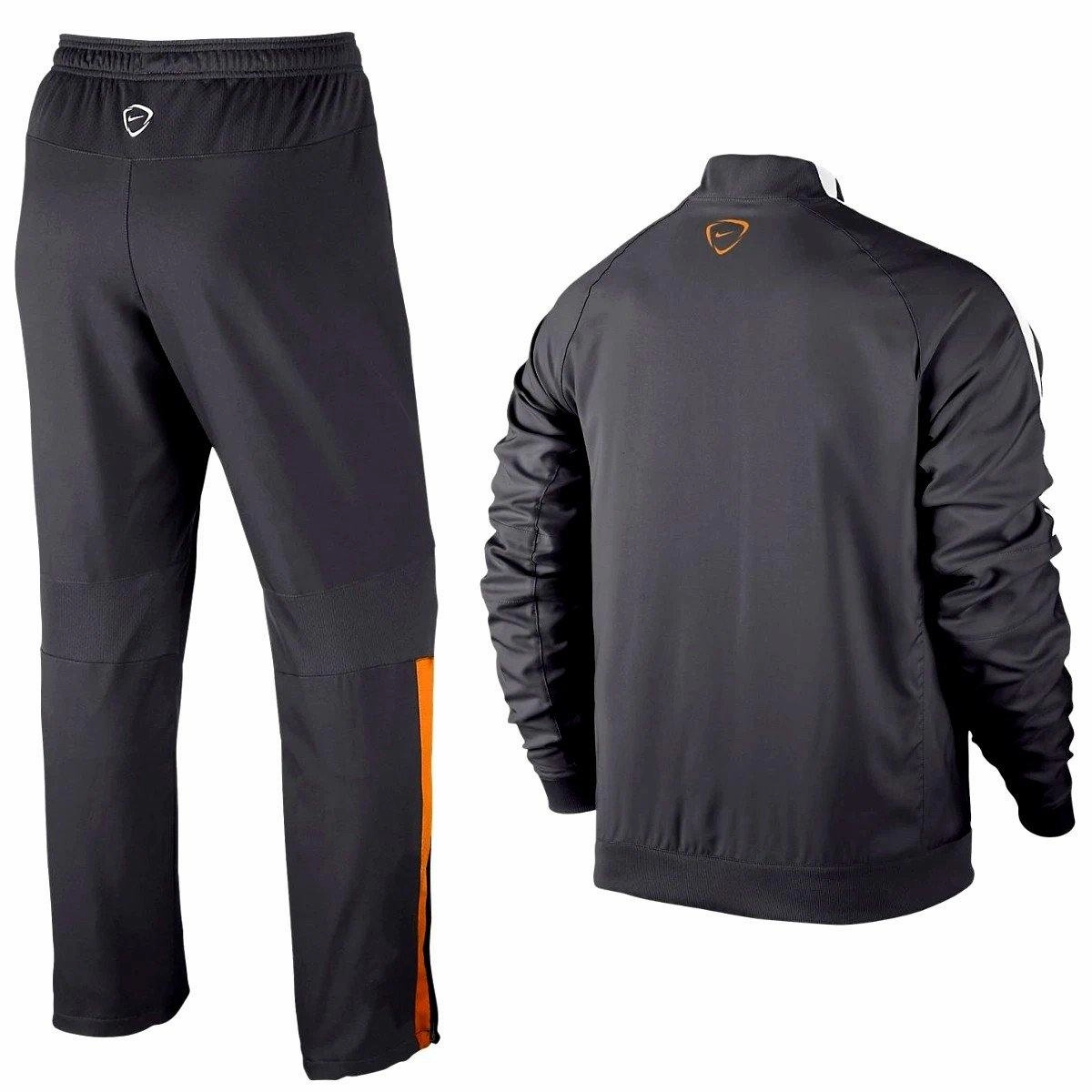 As Roma Grey Presentation Soccer Tracksuit 2015 - Nike Casual Wear
