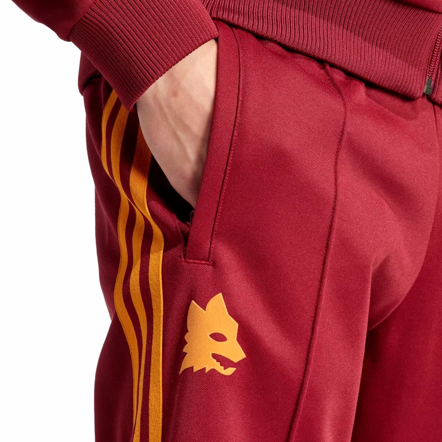 AS Roma Originals casual presentation soccer pants 2024 - Adidas Minimal Bounce Design