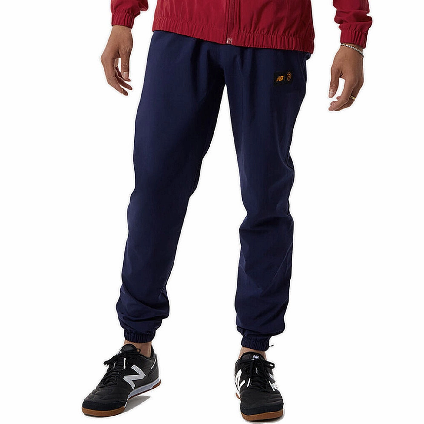 AS Roma training presentation soccer tracksuit 2022/23 - New Balance AntiPillingTechnology