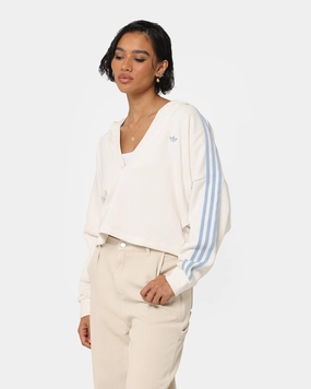 Adidas Women's Cropped Hoodie Clowhi Casual Use Brown
