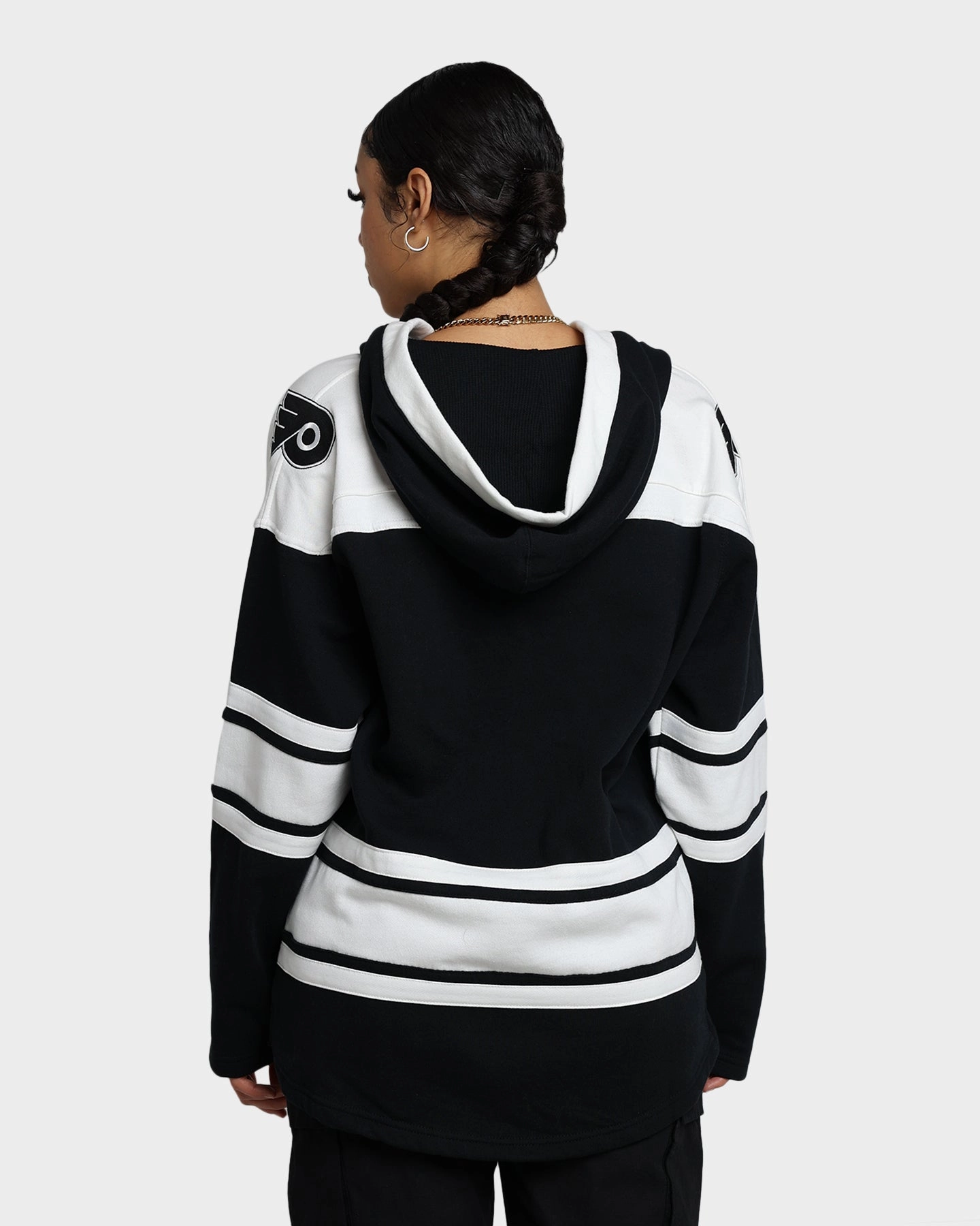 47 Brand Philadelphia Flyers Superior Lacer Hoodie Jet Black Preserve