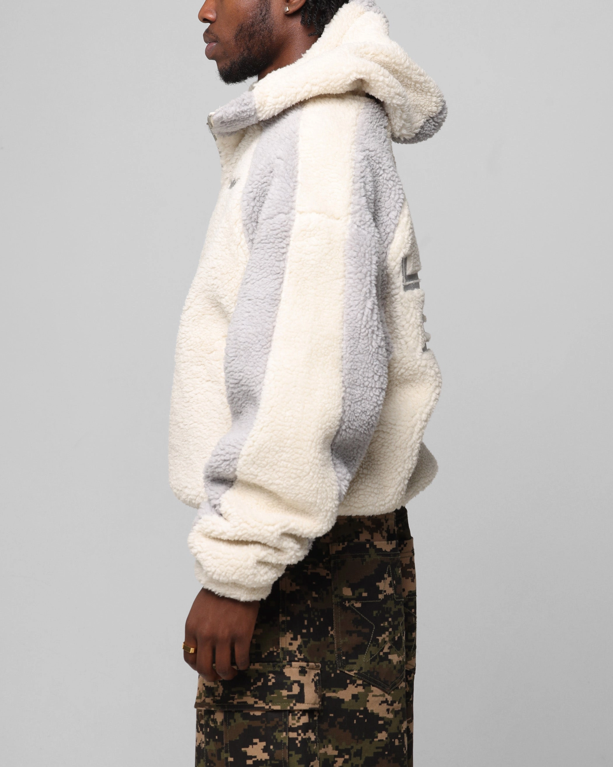 Loiter Speedway Fleece Jacket Stone Soft Inner Lining suitable for autumn festivals