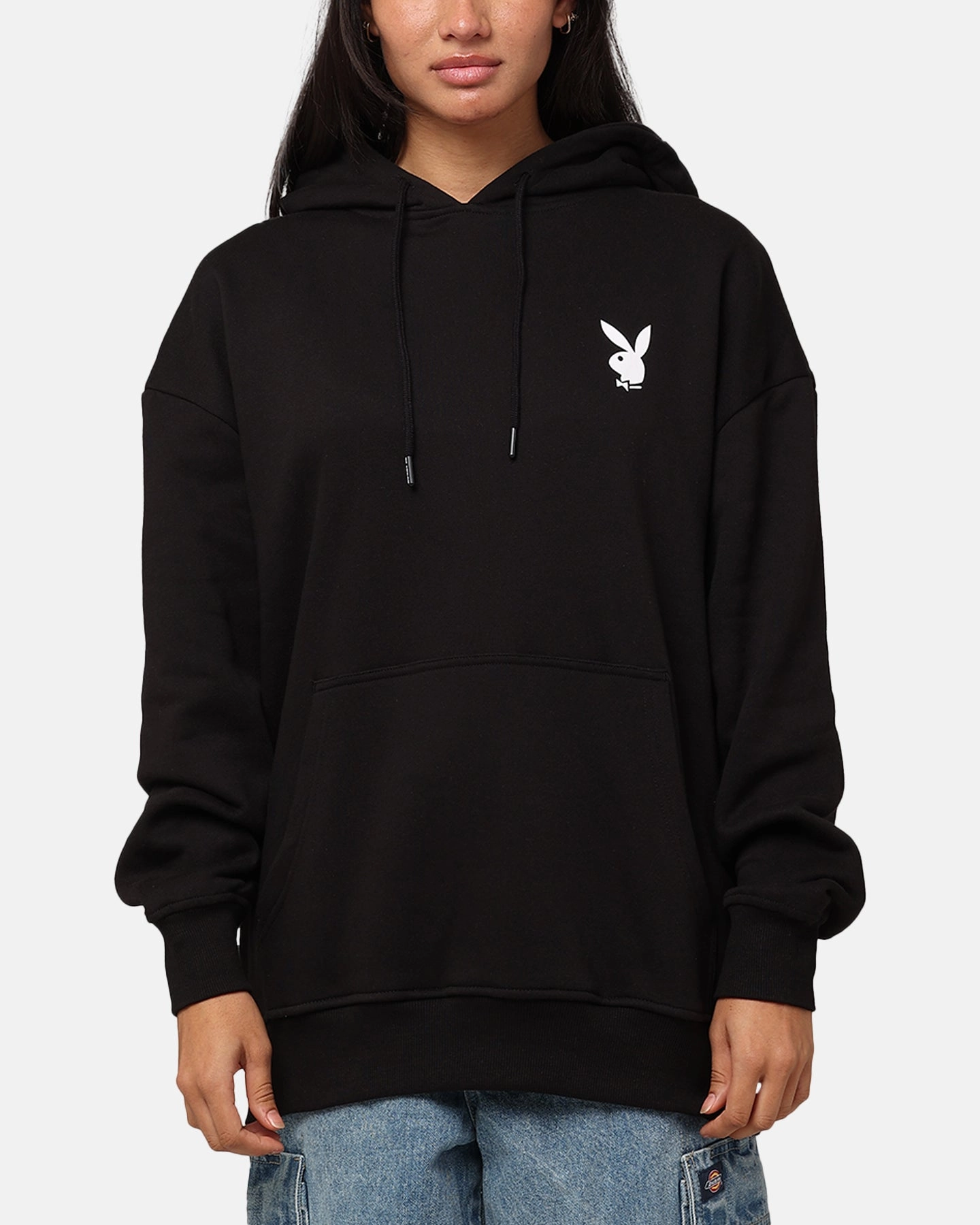 Playboy Stack Original Hoodie Black Nail-polish Core Fit