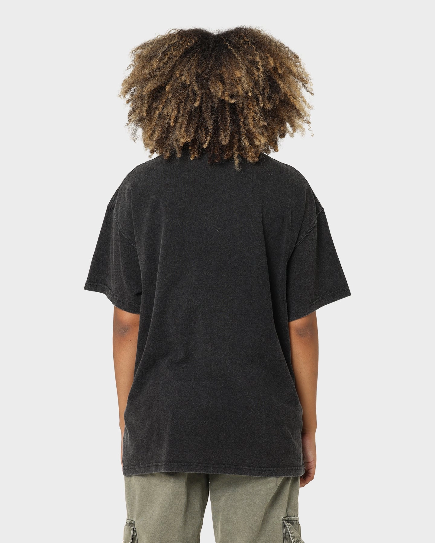 Universal Silhouette Goat Crew X Stranger Things Metal Vintage T-Shirt Vintage Black