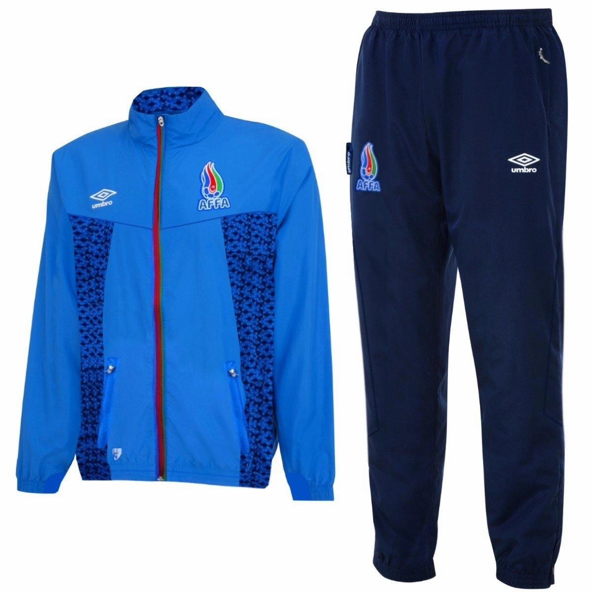 Azerbaijan National Team Training Presentation Soccer Tracksuit 2015/16 - Umbro Breathable fabric