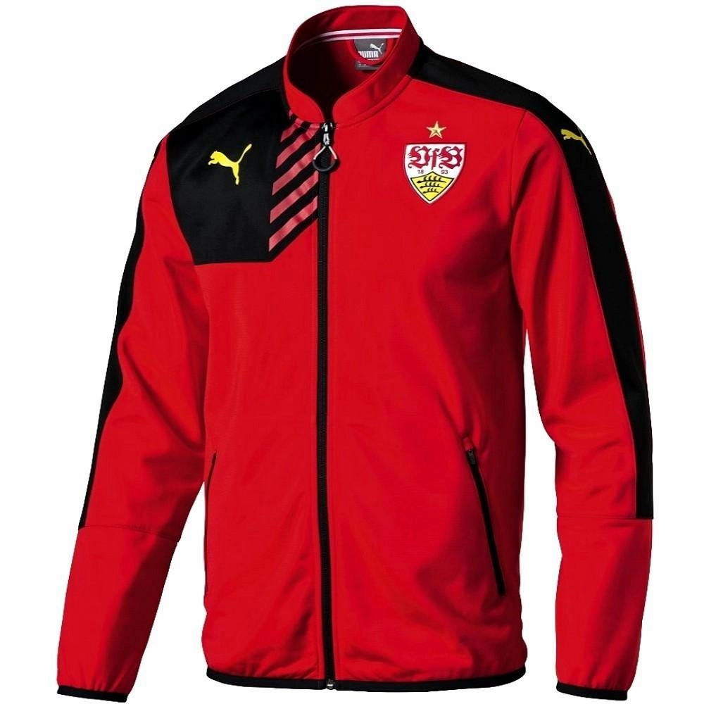 Vfb Stuttgart Presentation Soccer Tracksuit 2015/16 - Puma Wicking Rapid Cooling Wireless