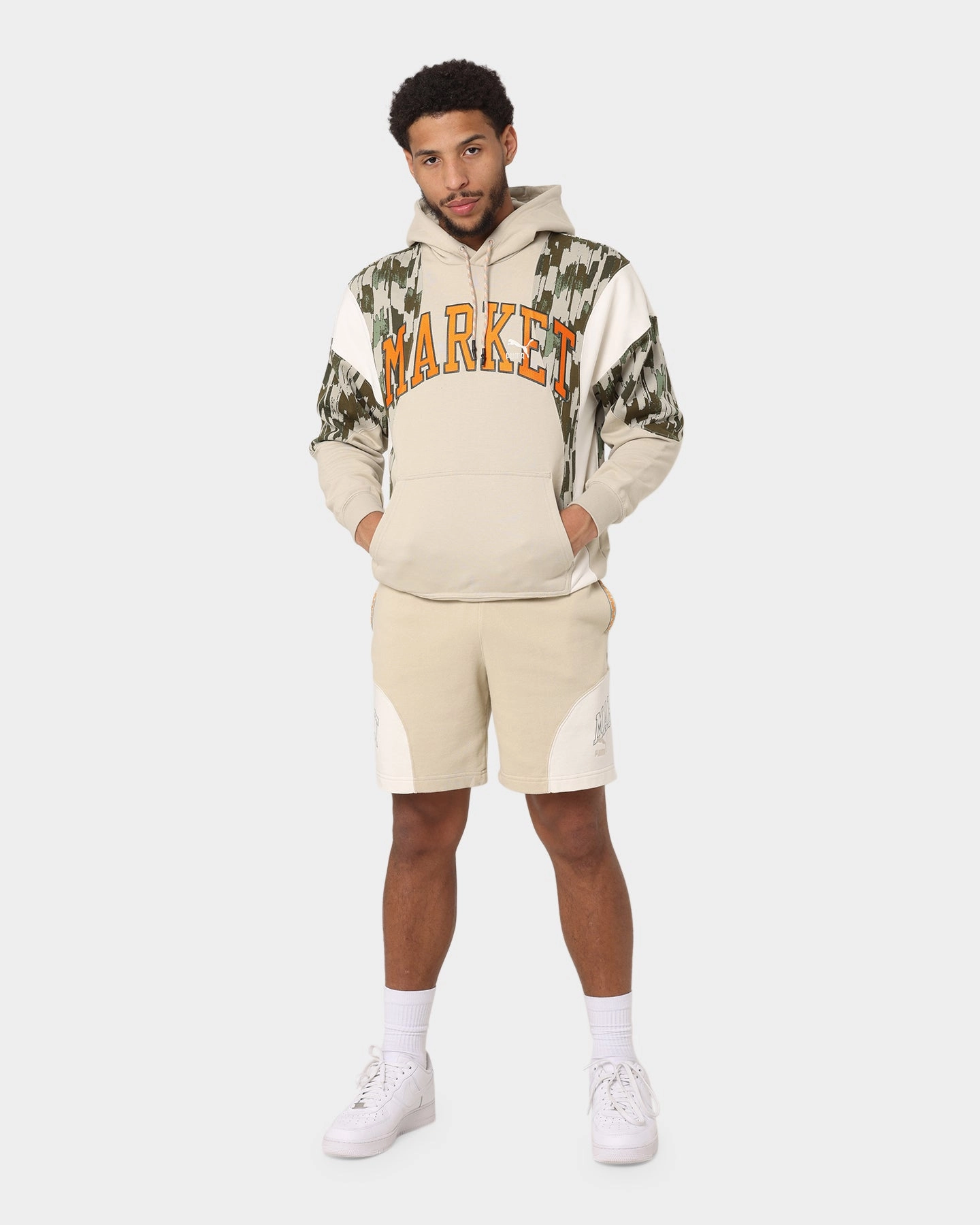 PUMA X MARKET Trek Ready Knit Shorts Putty Classic Appeal