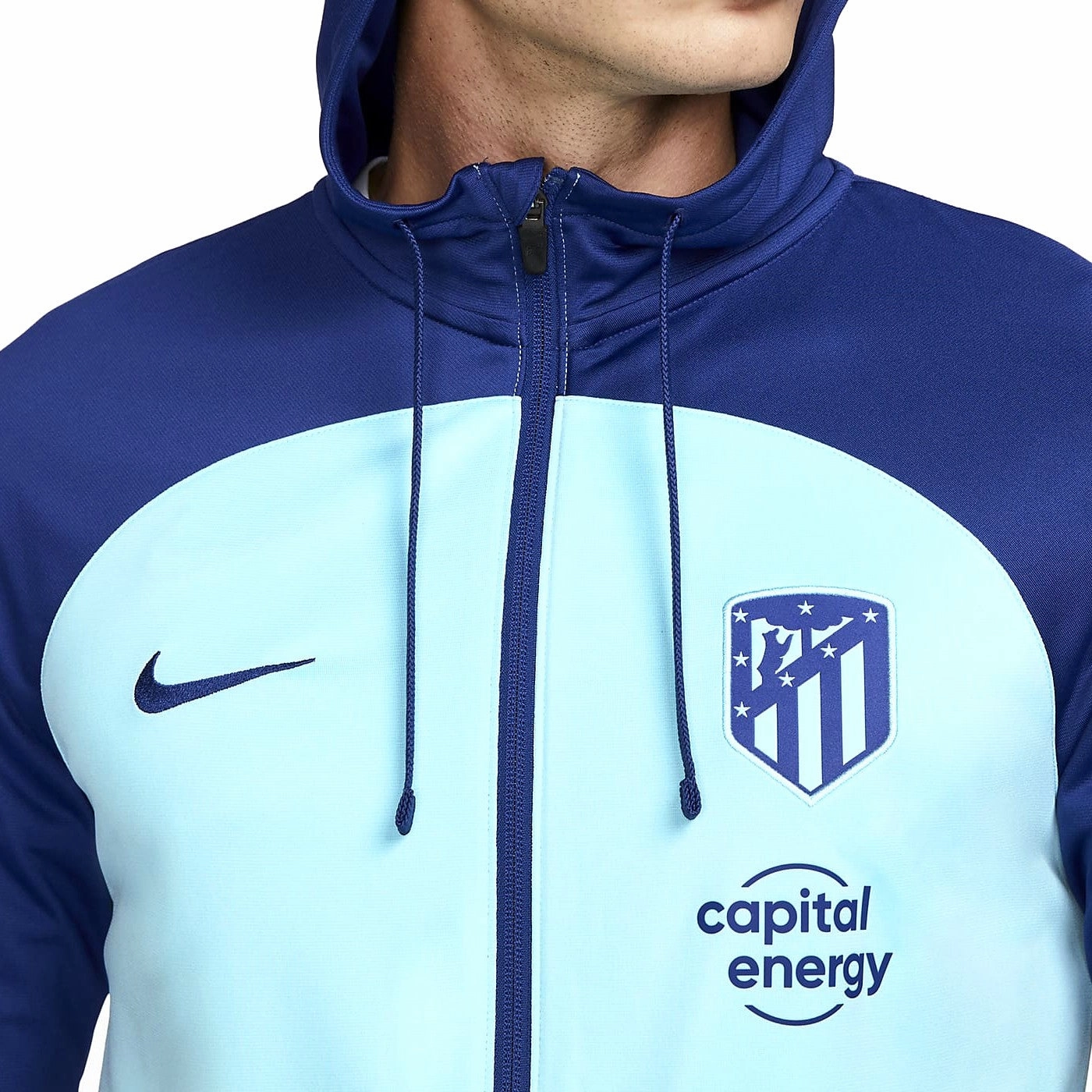 Atletico Madrid hooded training presentation tracksuit 2022/23 - Nike ZeroDistraction Tagless Design