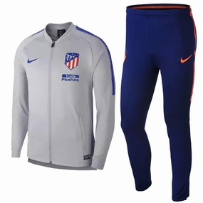 WaterResistantTrim Hydrophobic WaterResistant Coating Atletico Madrid presentation soccer tracksuit 2018/19 - Nike