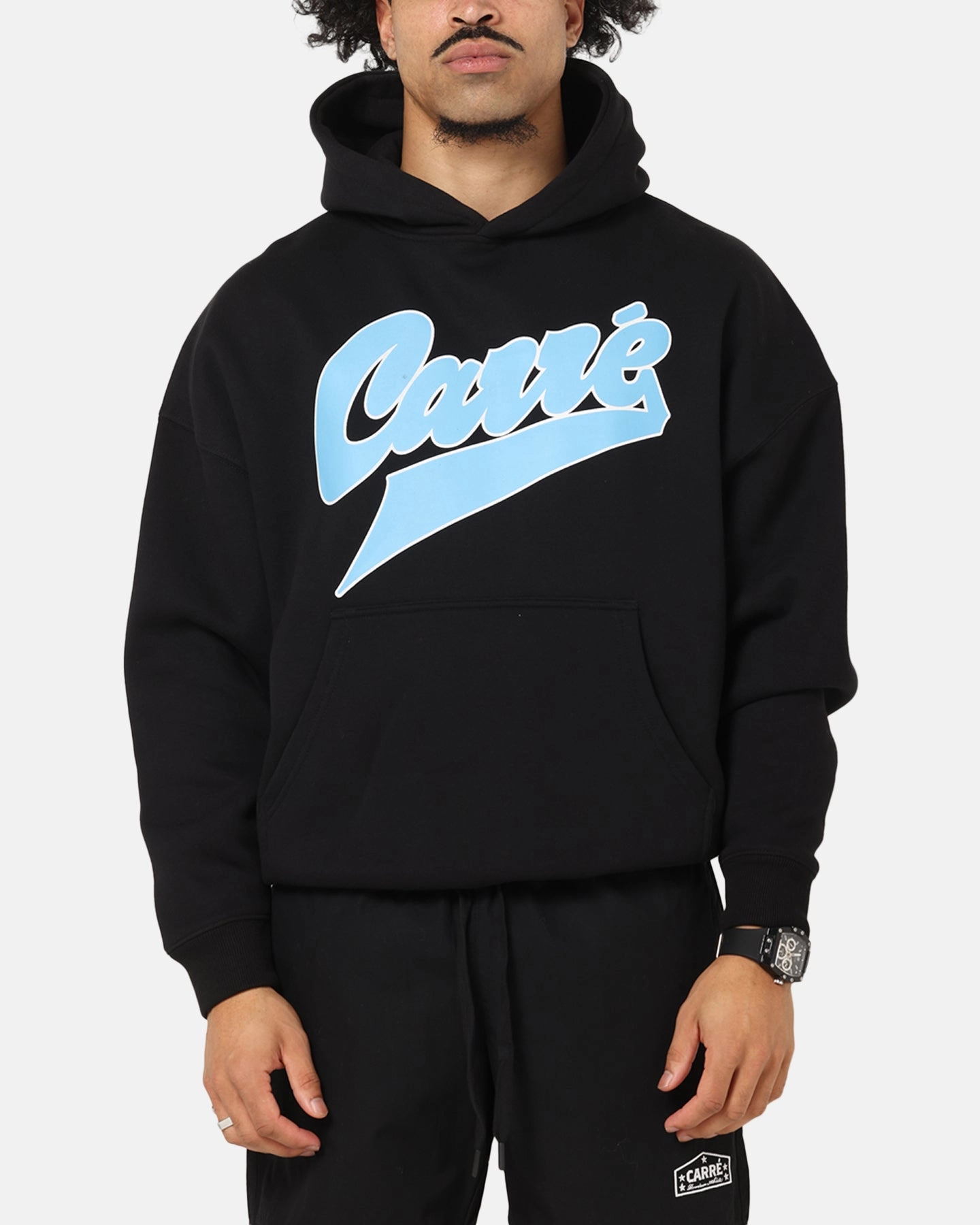 Dingo like Low Carbon Carre Slugger Script Hoodie Black