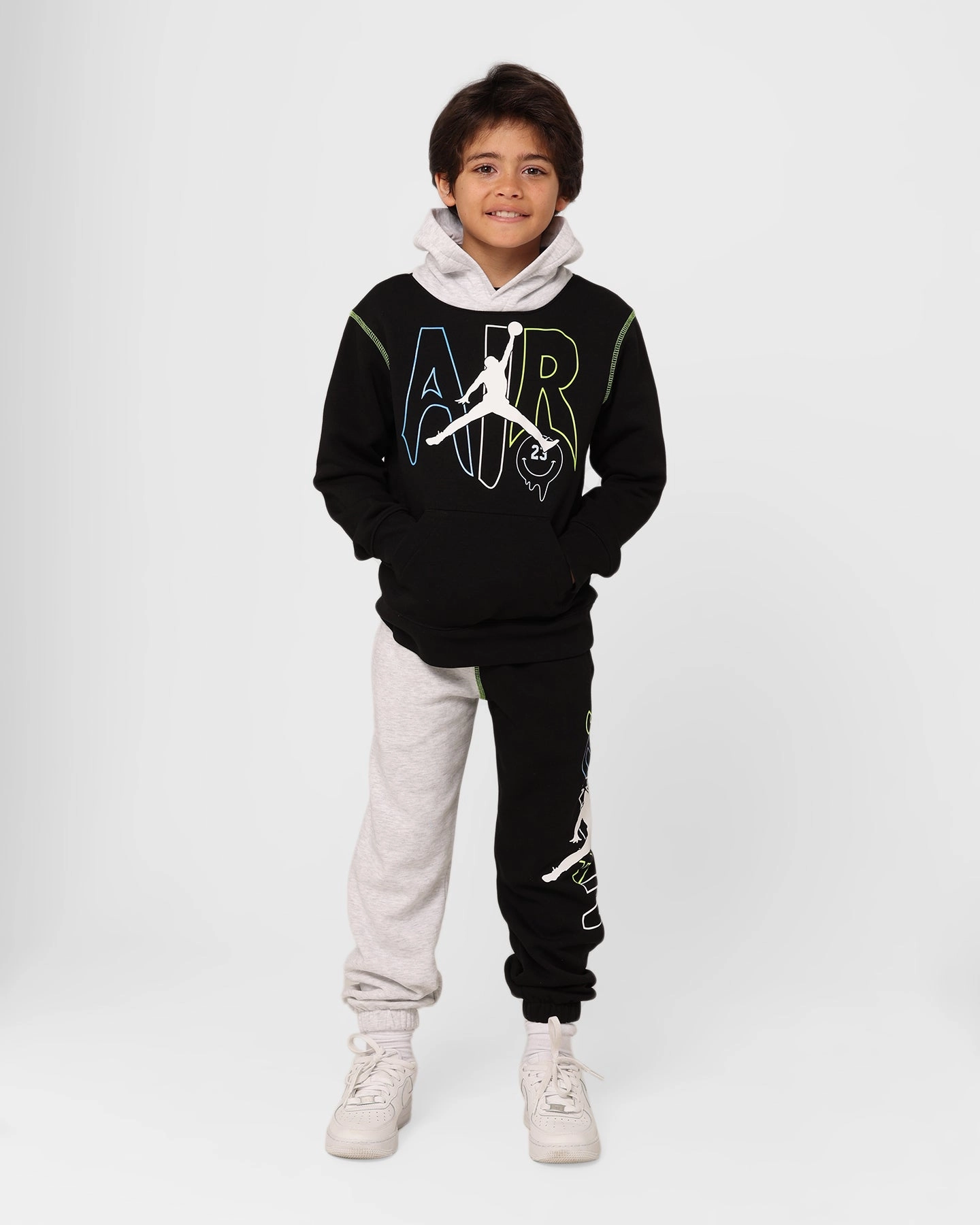 Record Jordan Kids' Lucid Dreams Fleece Hoodie Black