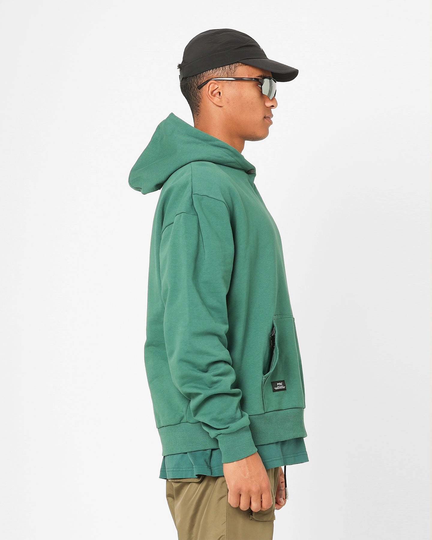 StretchMaterial Pyra Core Logo Hoodie Marine