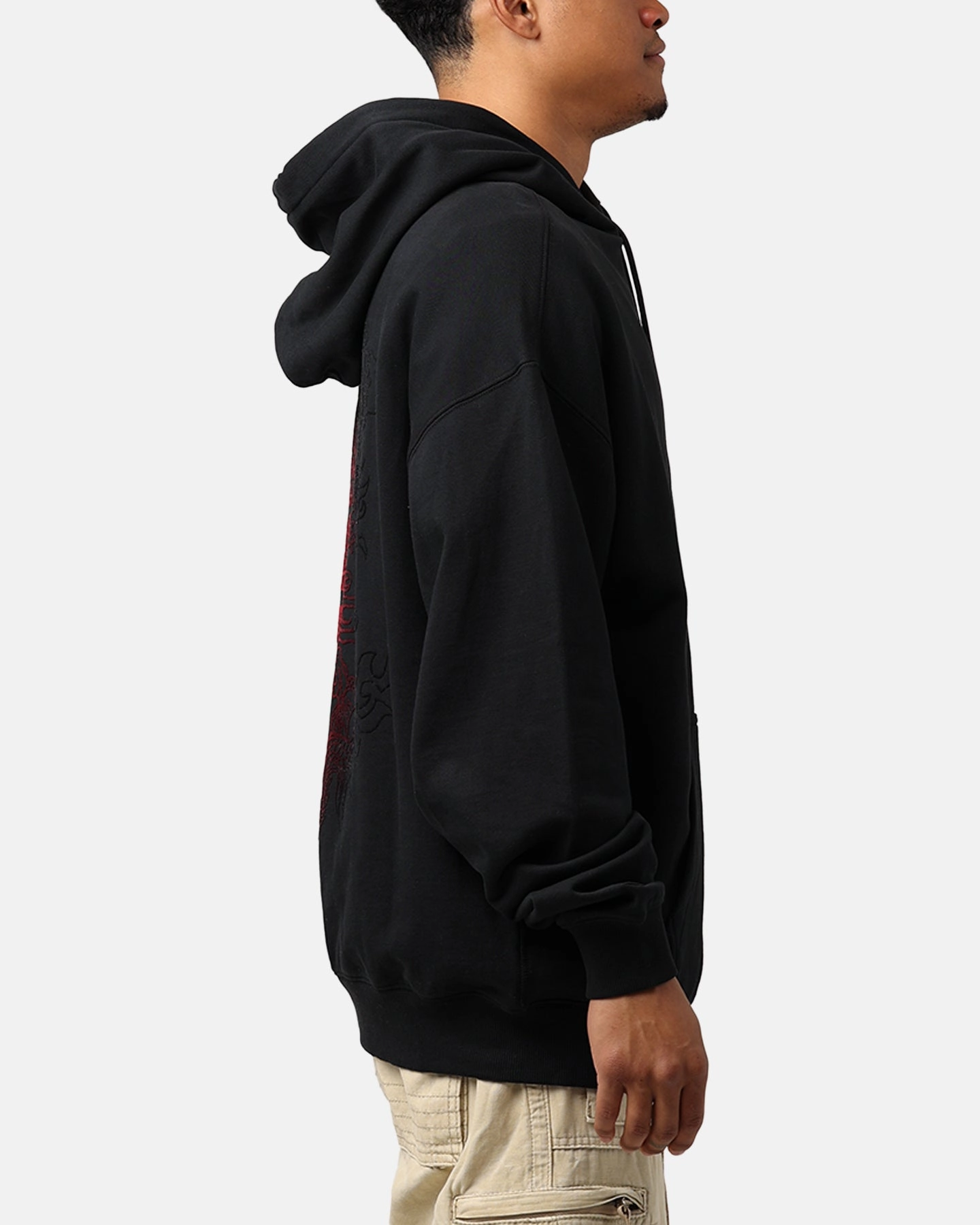 nylon Avirex Dragon Hoodie Black