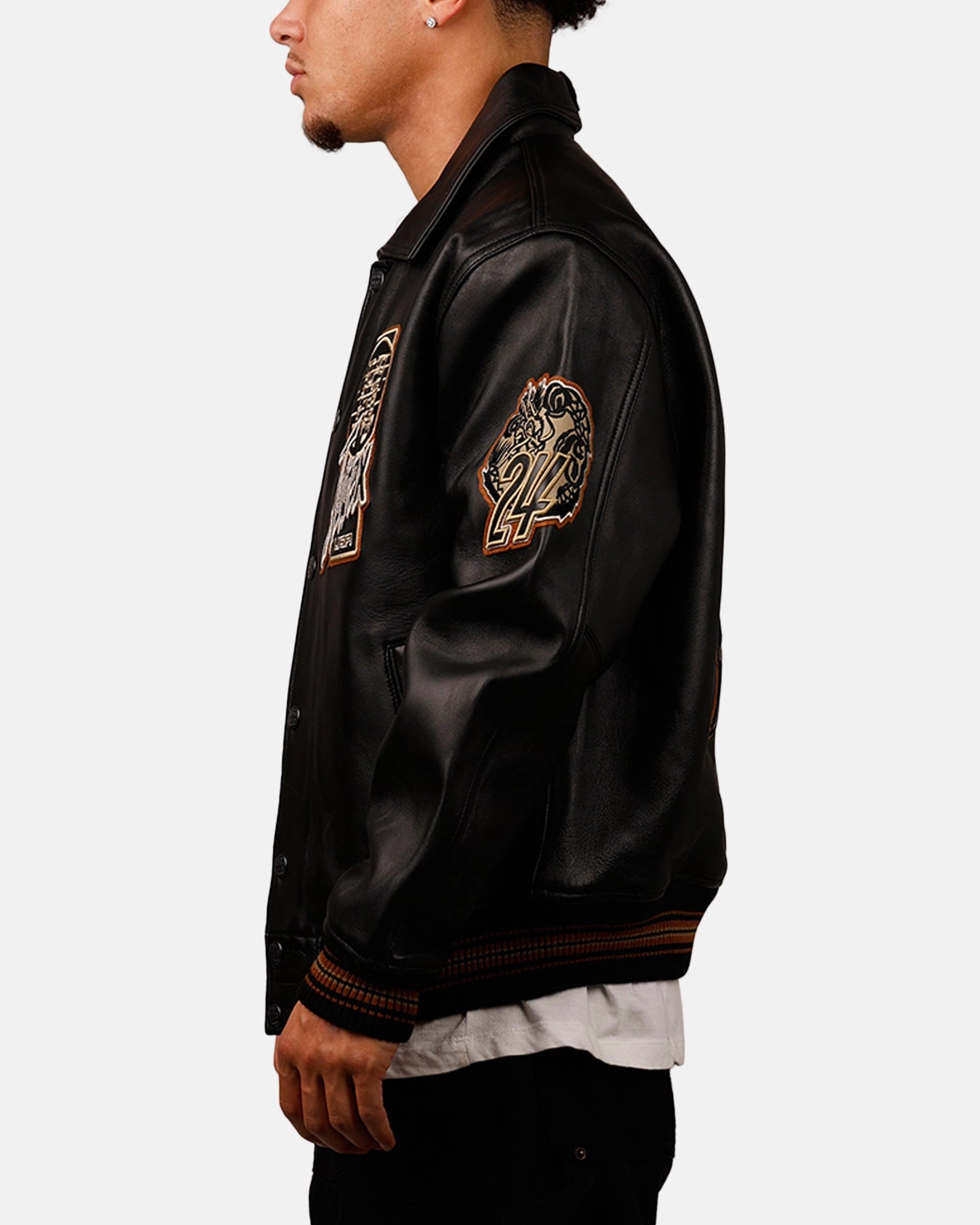 Casual Outdoor Layer Mountain Ready Avirex Twin Dragon Jacket Black