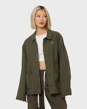 Nike Nike Life Unlined Chore Coat Jacket Rough Green/White Trendy Protection