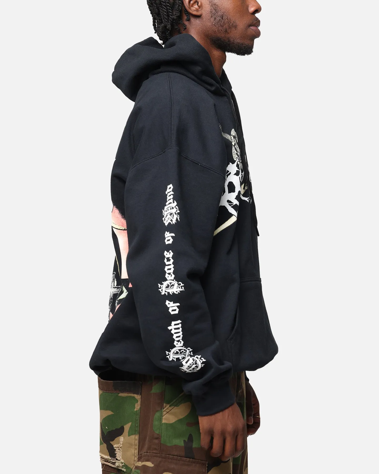 Bad Omens Skull Grave Hoodie Black Party use