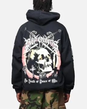 Bad Omens Skull Grave Hoodie Black High Neck Protection
