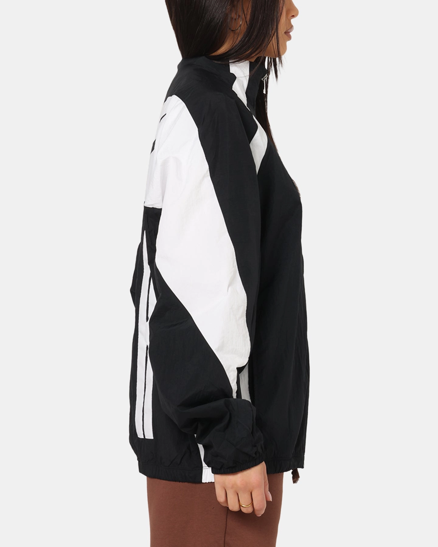 Nike Air Woven Track Jacket Black/White/Black Equity
