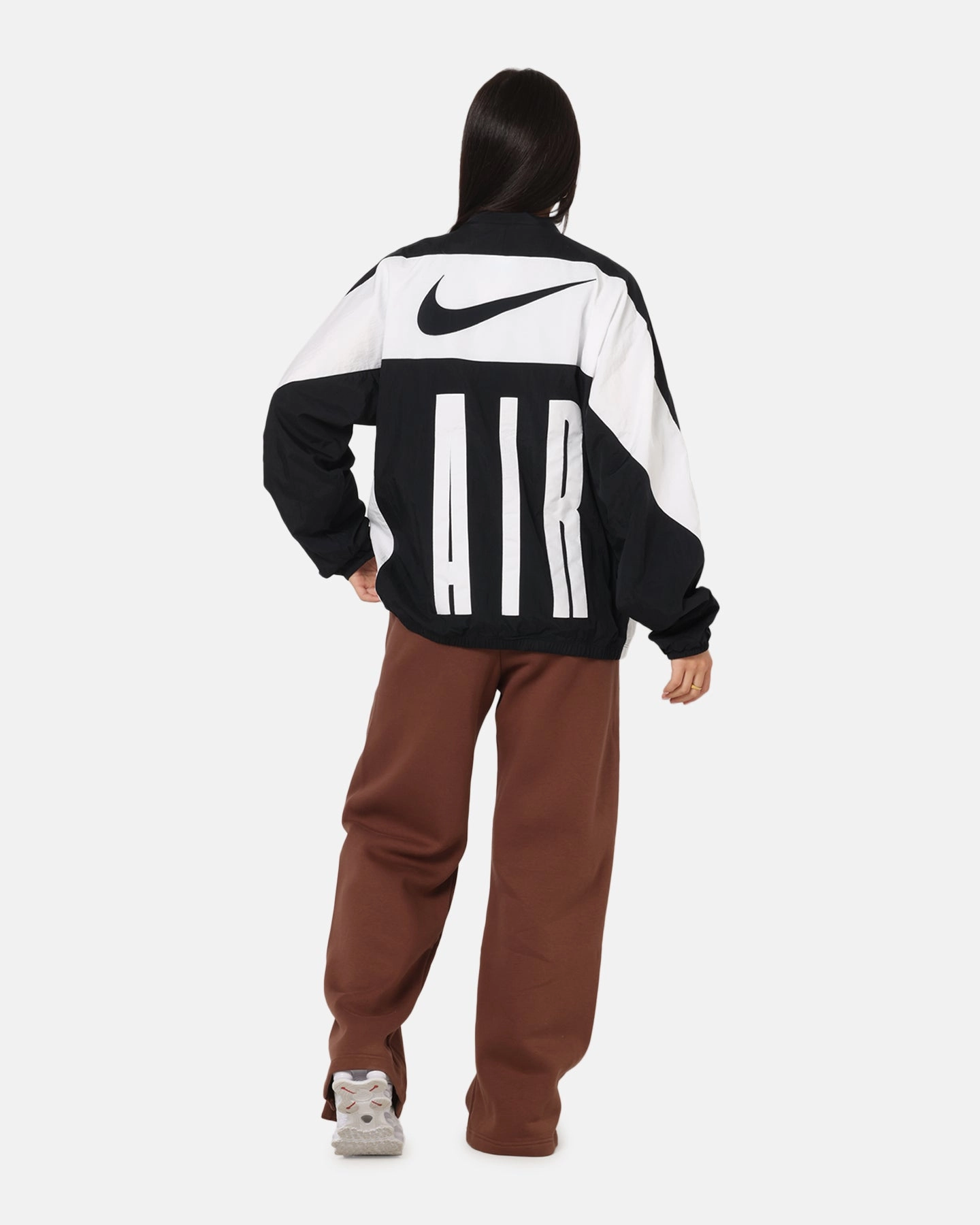 Outdoor Adventure Nike Air Woven Track Jacket Black/White/Black