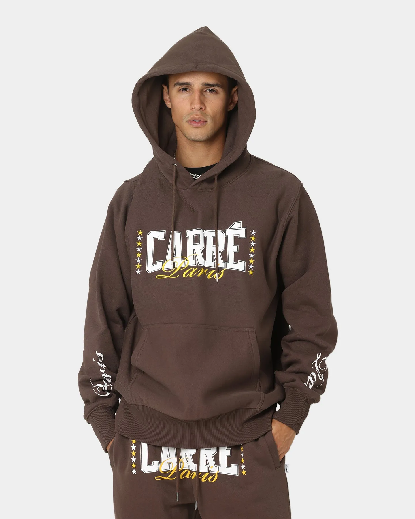 Carre Heavyweight CLS Hoodie Dark Brown Teens