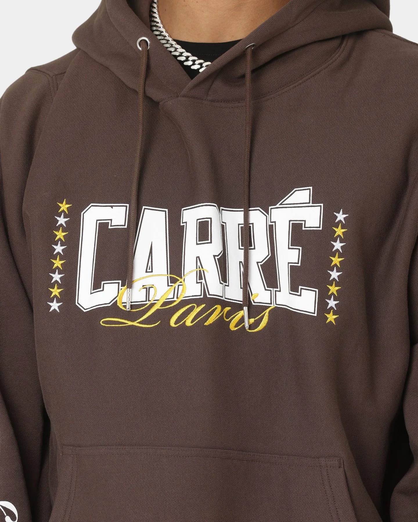 Carre Heavyweight CLS Hoodie Dark Brown Flexible Layering Modern Tailoring
