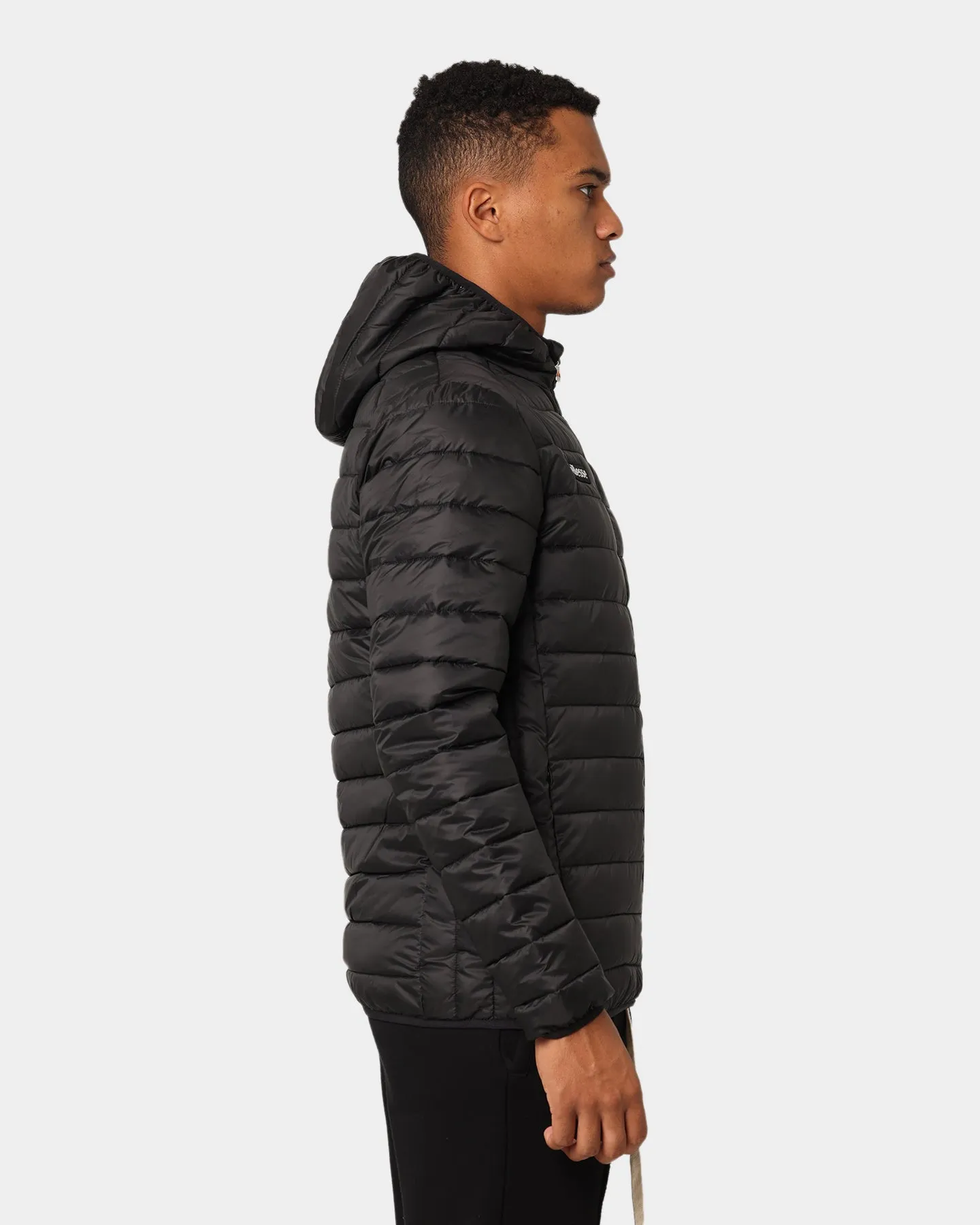 Enjoy Ellesse Lombardy Padded Puffer Jacket Black